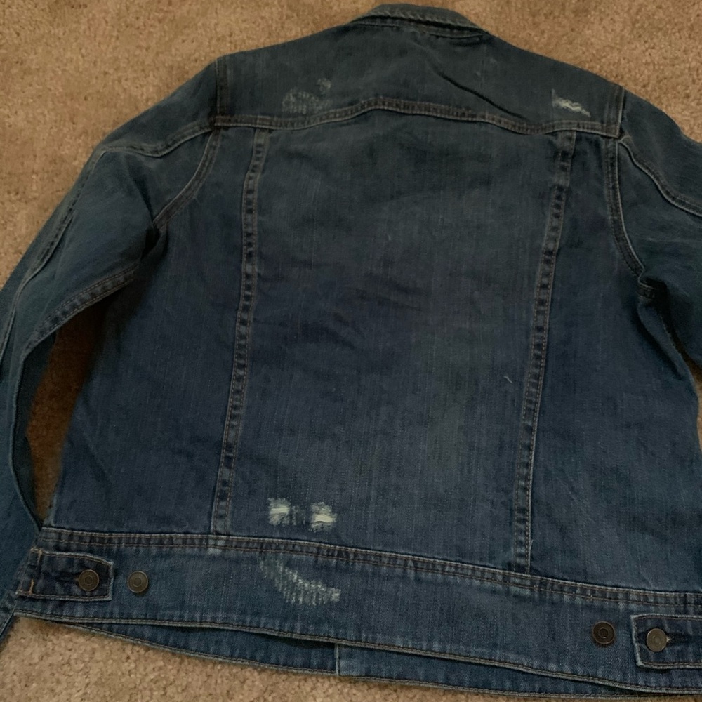 Stone Washed Blue Jean Jacket - Picture 3 of 3
